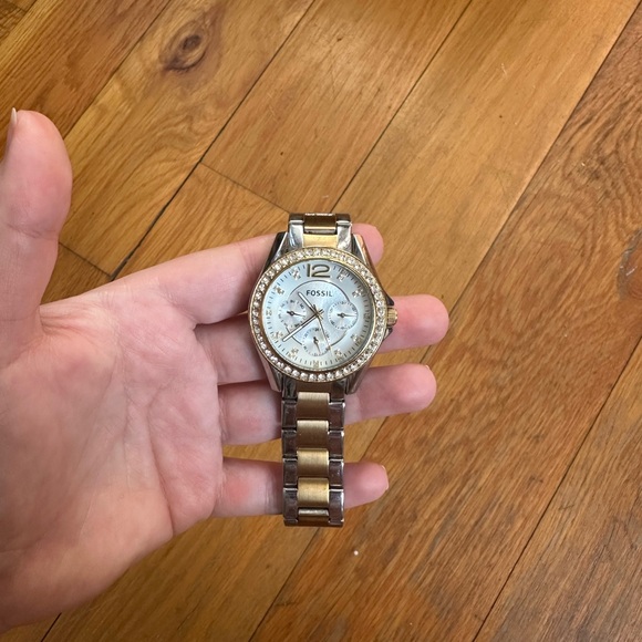 Fossil Riley Two-Tone Watch - Picture 3 of 6